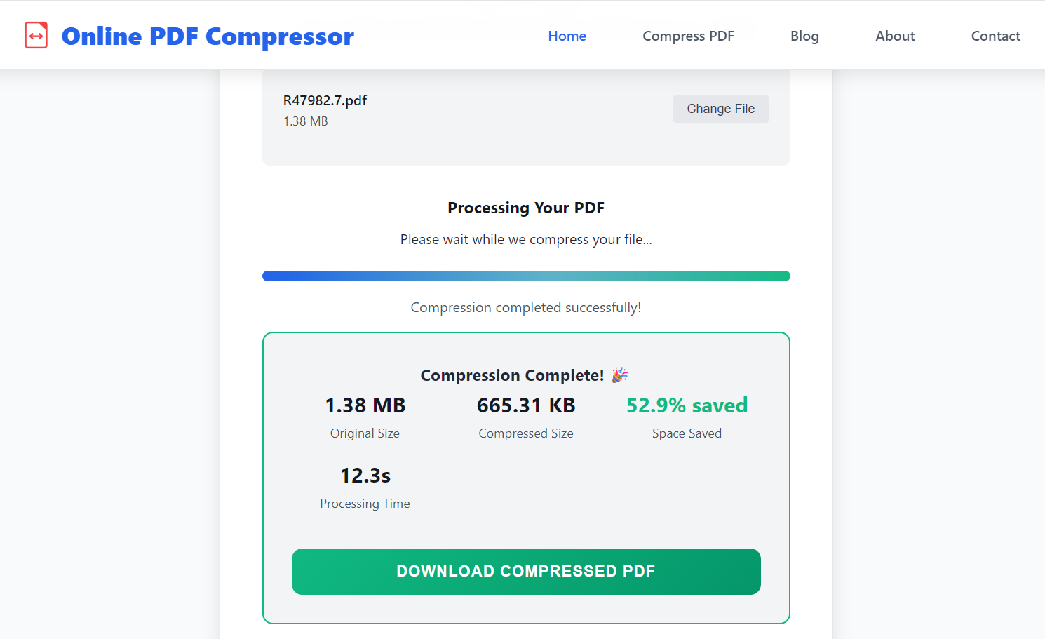 Online PDF Compressor