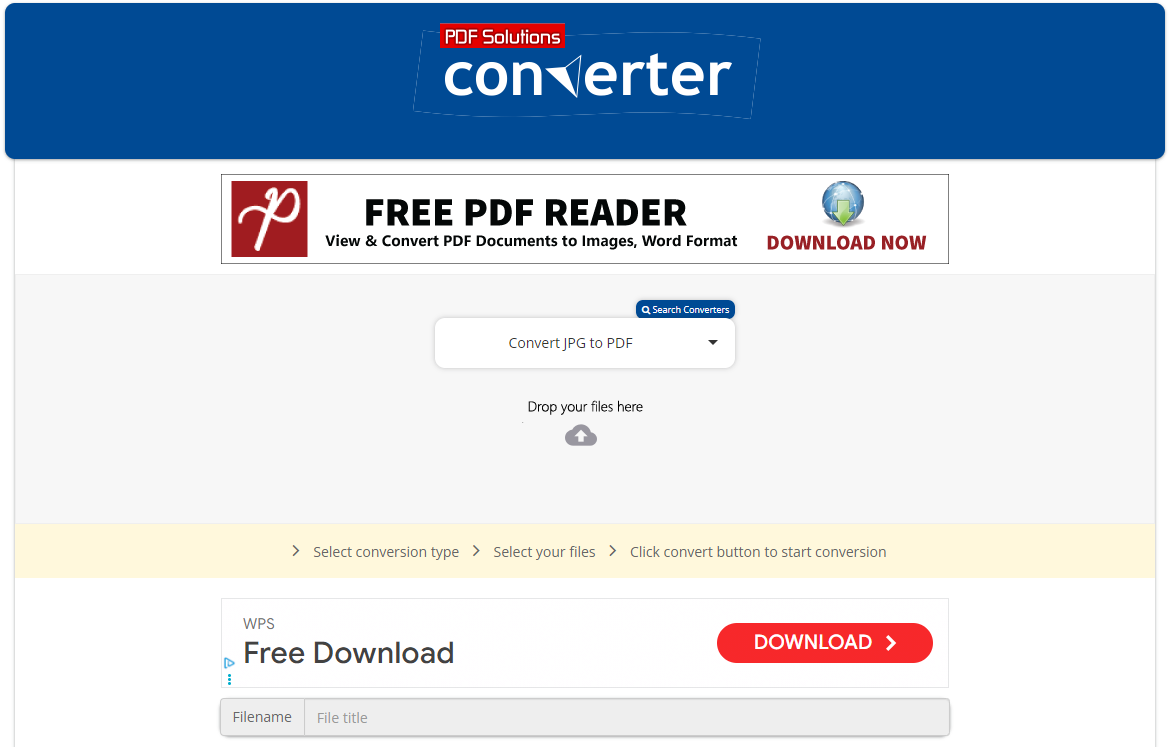 PDF Converter Website